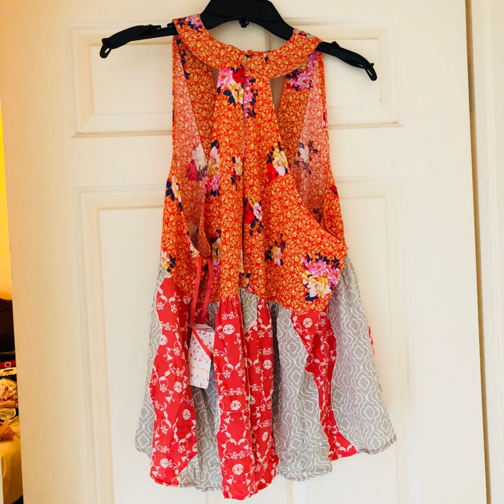 Floral  baby doll blouse